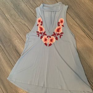 Francesca’s high neck tank top